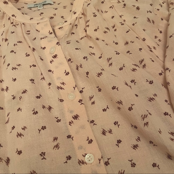 Madewell Peasant Top in Delicate Floral (XXS) - Picture 10 of 10